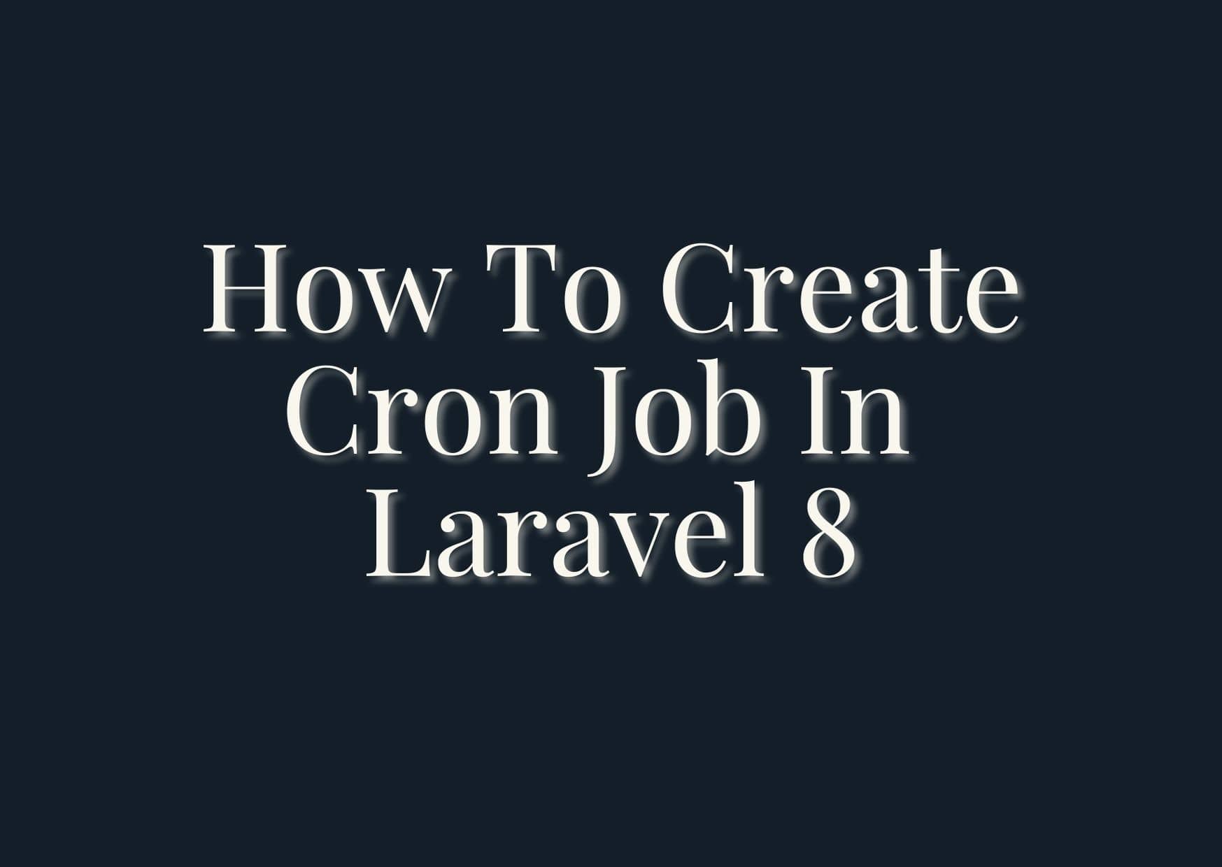 Cron Job Scheduler | cron job syntax | How to setup cron job in laravel...